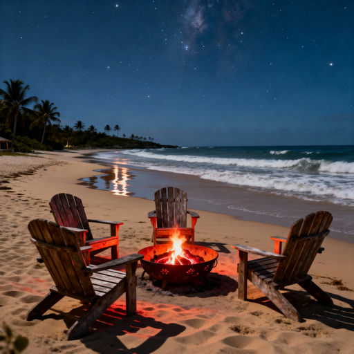 Mexican Beach Fire Pit Night