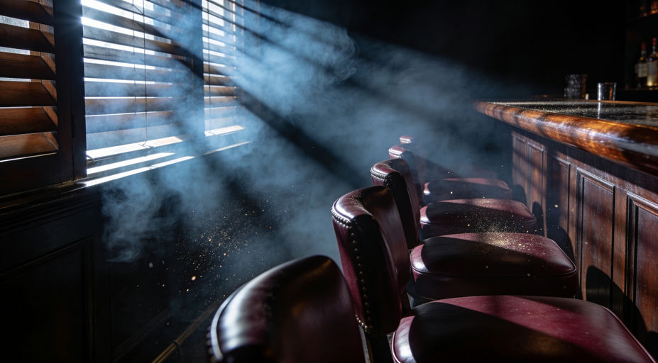 Smoky Room Volumetric Light Shafts