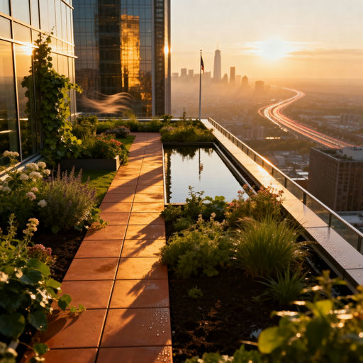Rooftop Garden City View