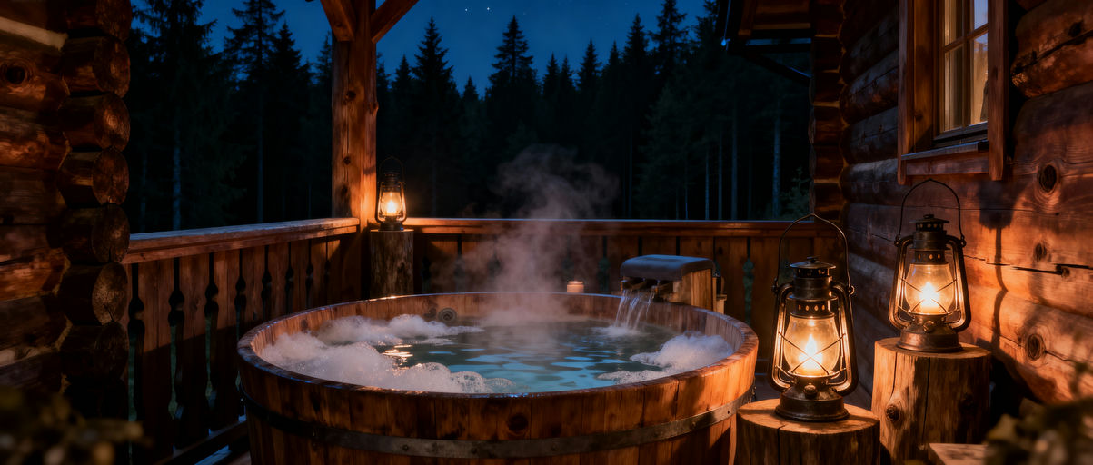 Góralski Cottage Jacuzzi Night