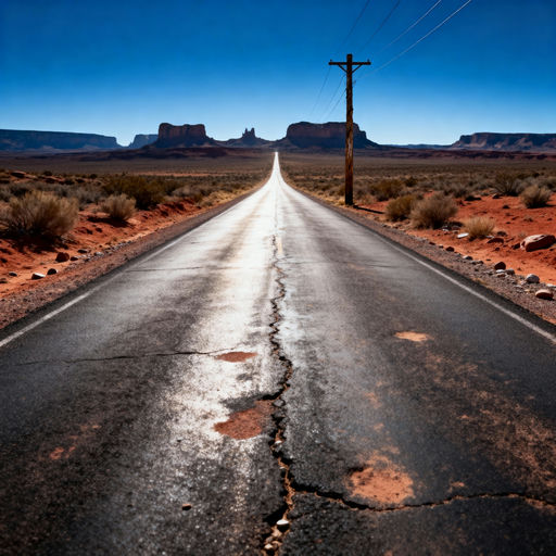 Route 66 Arizona Desert