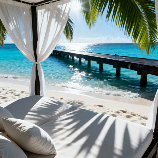 Sunlit Beach Cabana Retreat