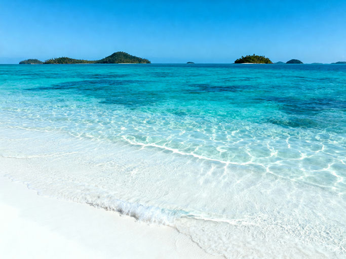 Translucent Bay with Shifting Sandbars