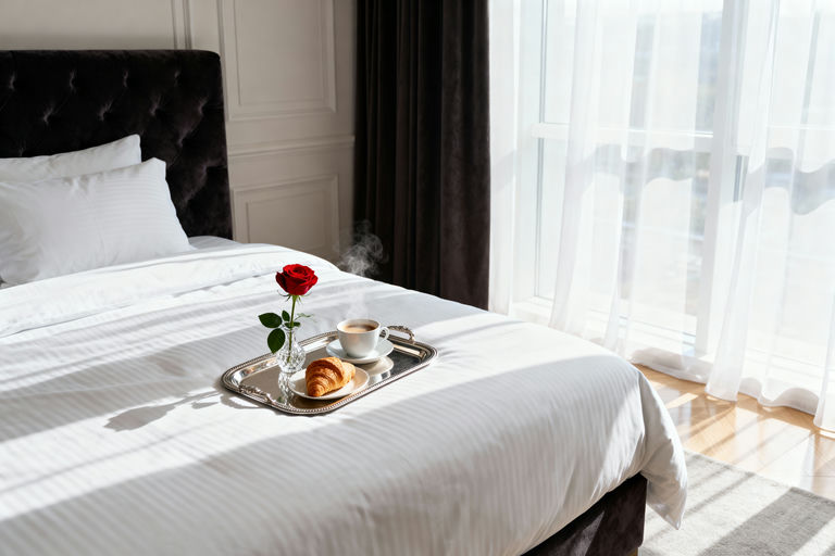 Serene Morning Bedroom Scene