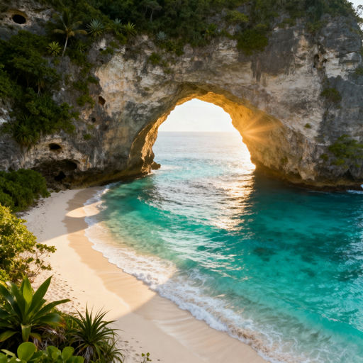 Hidden Cove with Sea Arch