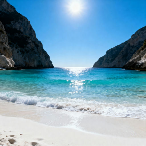 Secluded Mediterranean Beach Paradise