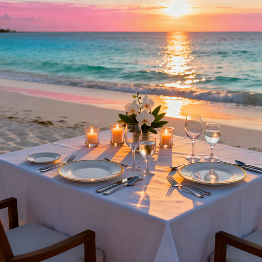 Mexican Beach Golden Hour Dinner