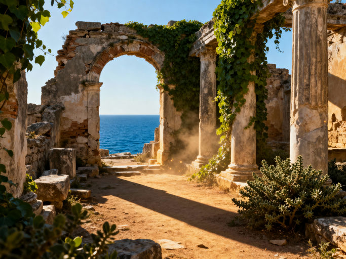 Overgrown Ancient Roman Villa