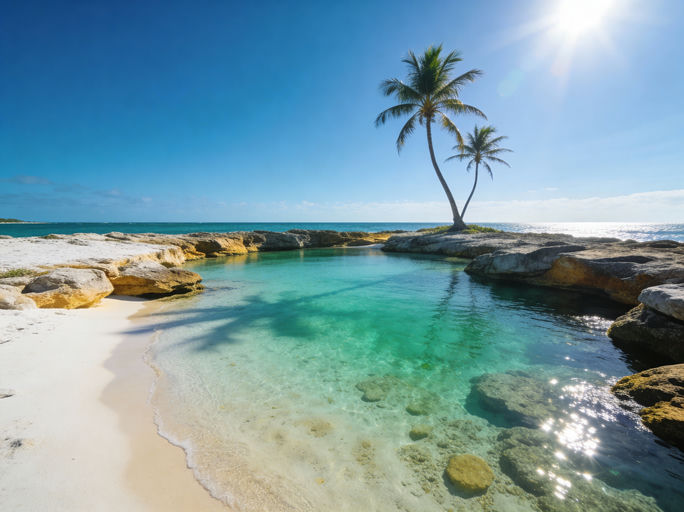 Tropical Cove Emerald Water