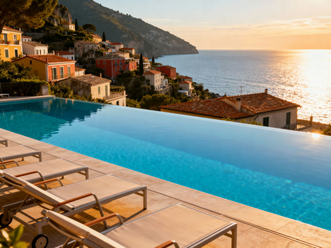 Italian Coastal Infinity Pool