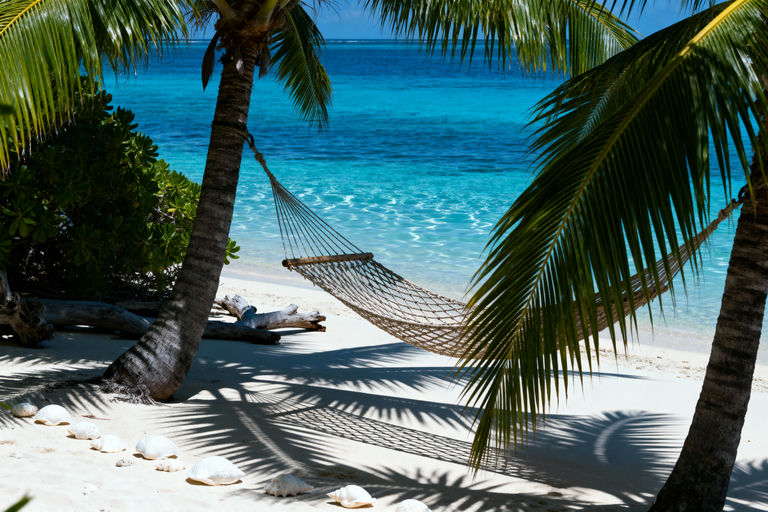 Tropical Beach Light and Shadow