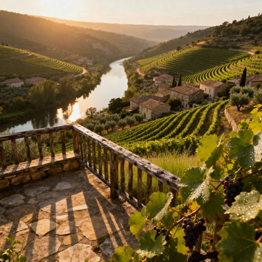 Vineyard Valley Panoramic View