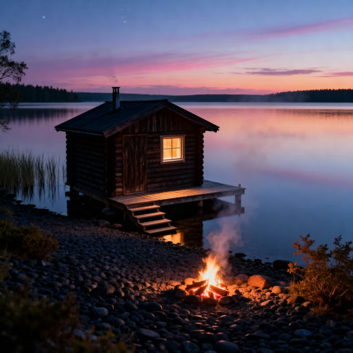 Midnight Sun Lakeside Sauna