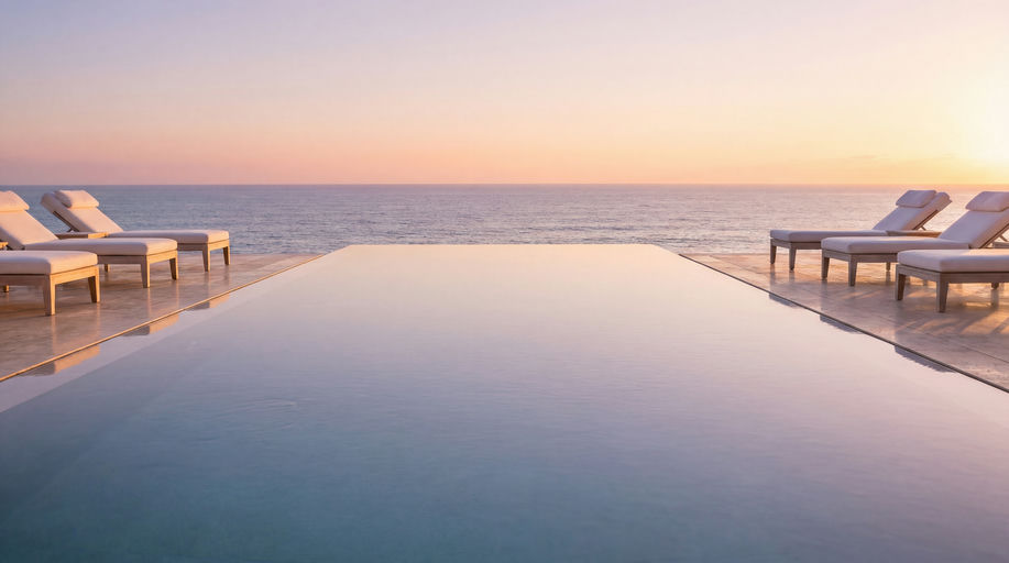 Luxury Resort Sunrise Infinity Pool