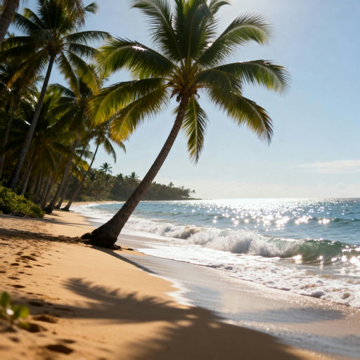 Sunny Tropical Beach Breeze