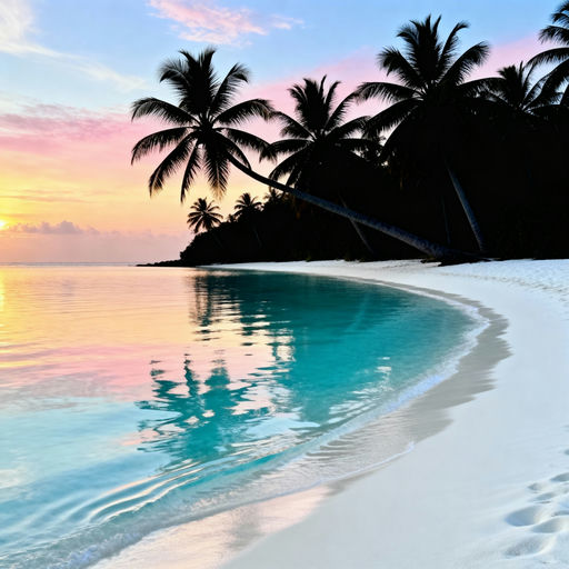 Dawn on a Tropical Beach