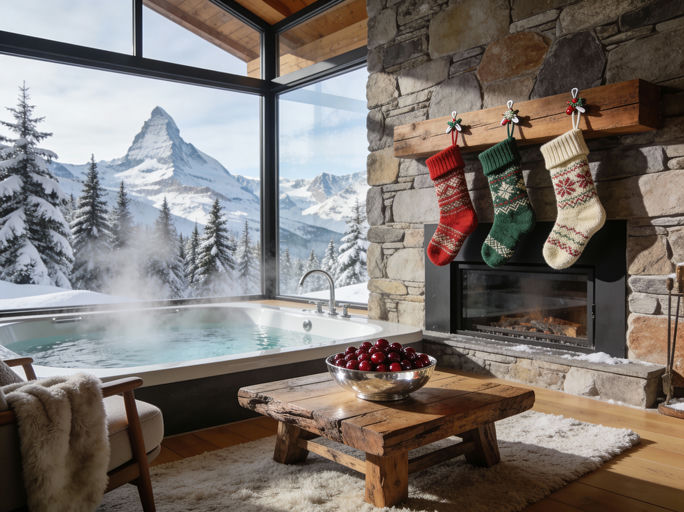 Jacuzzi with Mountain View