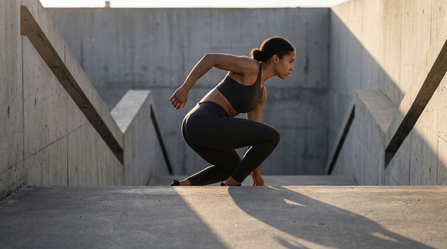 Modernist Staircase Dynamic Pose