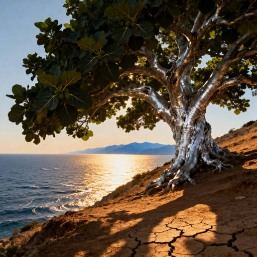 Ancient Fig Tree Mediterranean View