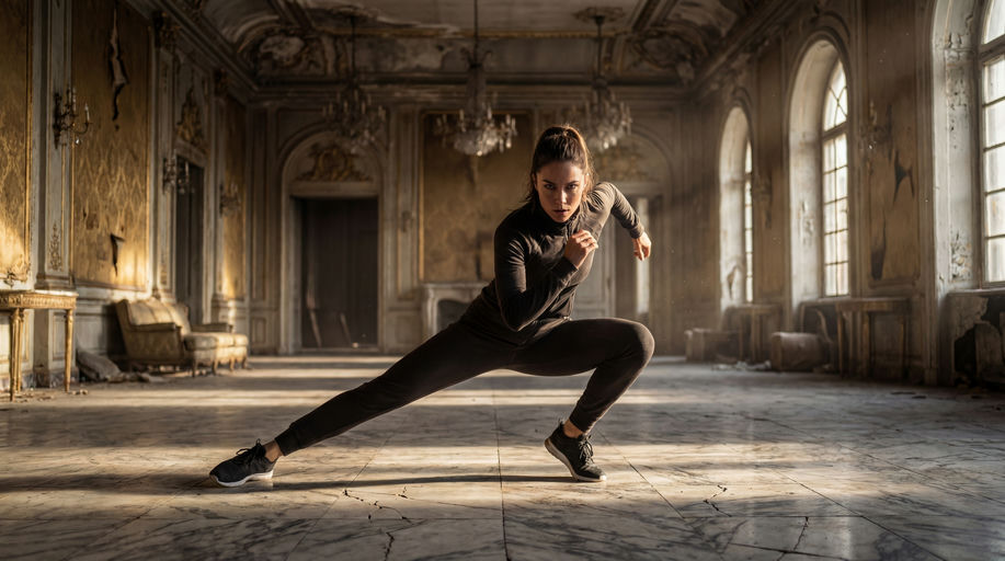 Decaying Ballroom Faded Grandeur