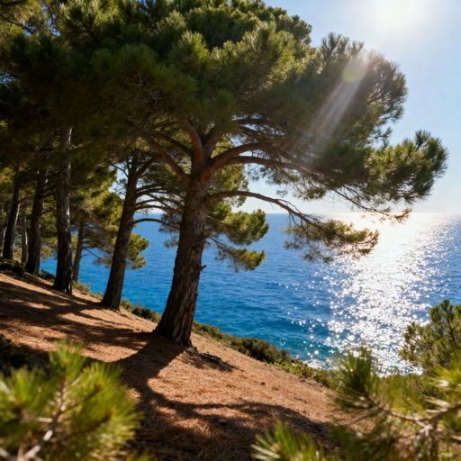 Mediterranean Pine Forest View