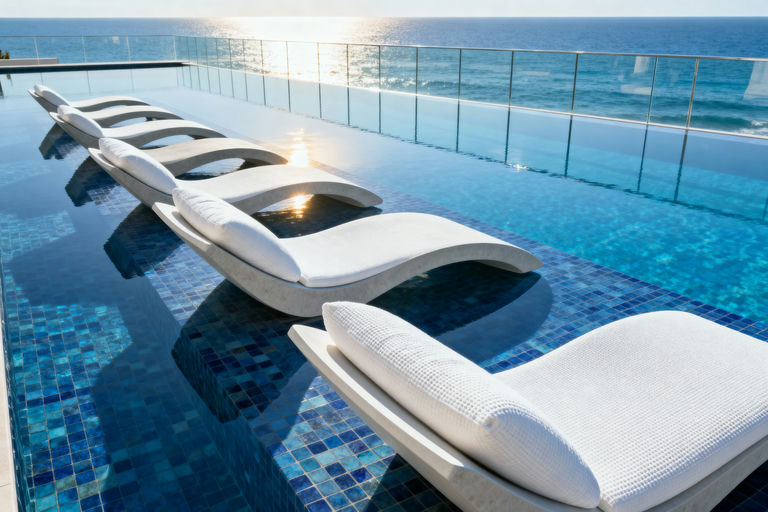 Luxurious Ocean View Poolside