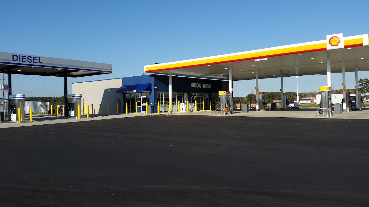 An image of Duck Thru Columbia located in Columbia, NC constructed by A. R. Chesson Construction