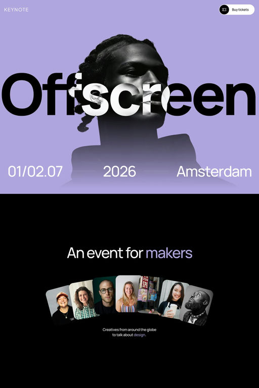 Keynote template screenshot