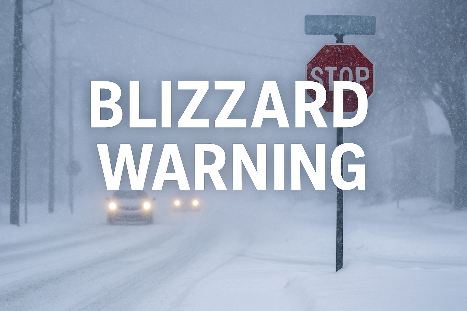 blizzard warning