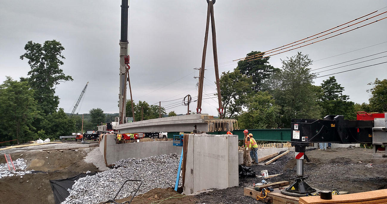 HEAVY EQUIPMENT INSTALLATION - STEEL AND CONCRETE BRIDGE INSTALLATION