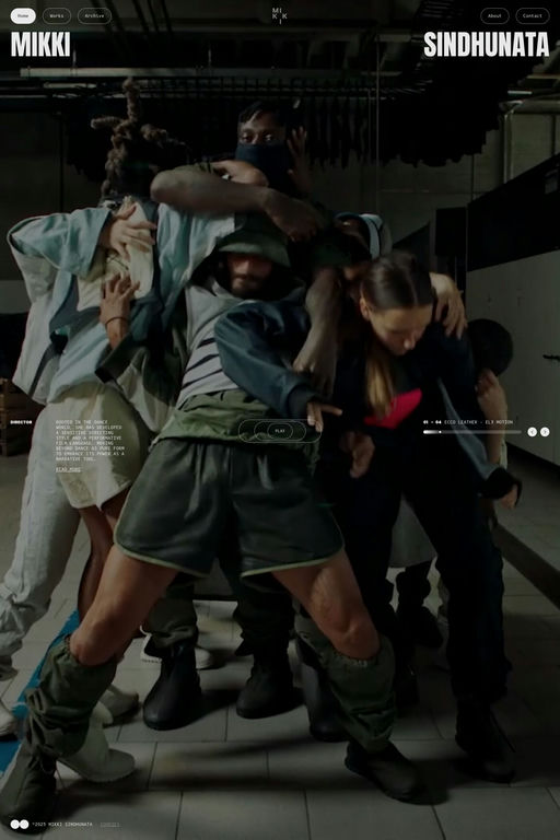 Mikki Sindhunata website screenshot