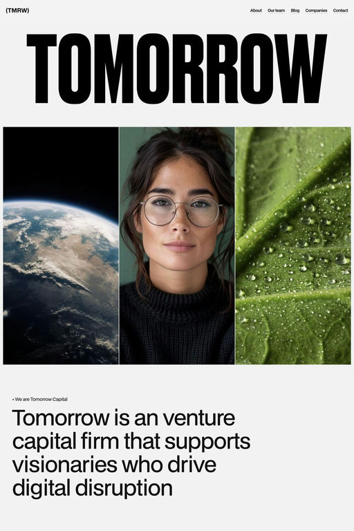 Tomorrow template screenshot