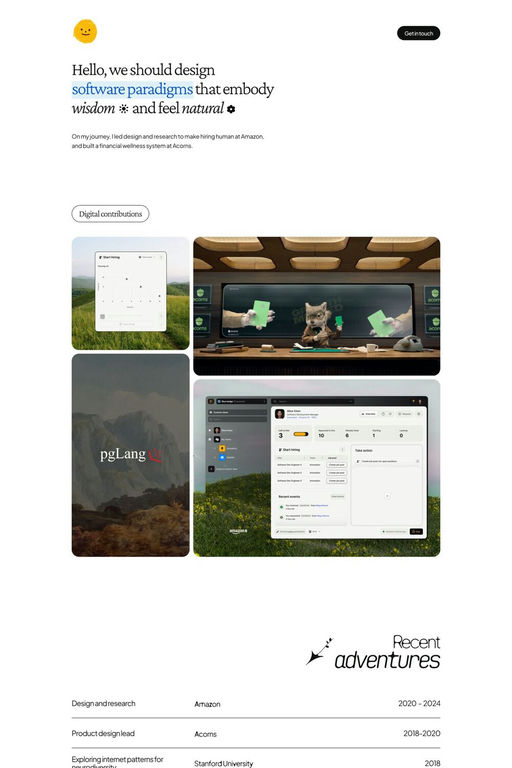 Bradley Ziffer website screenshot
