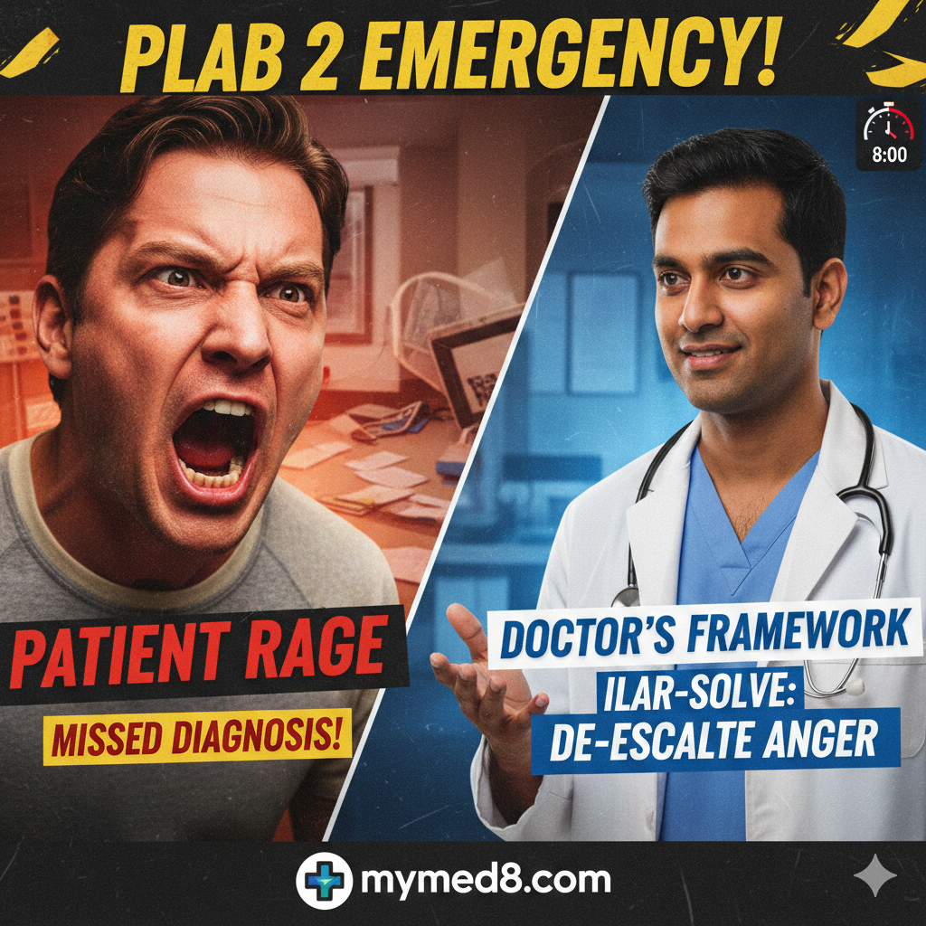 Dealing with Angry Patients PLAB 2/UKMLA Guide: The ILAR-SOLVE Framework