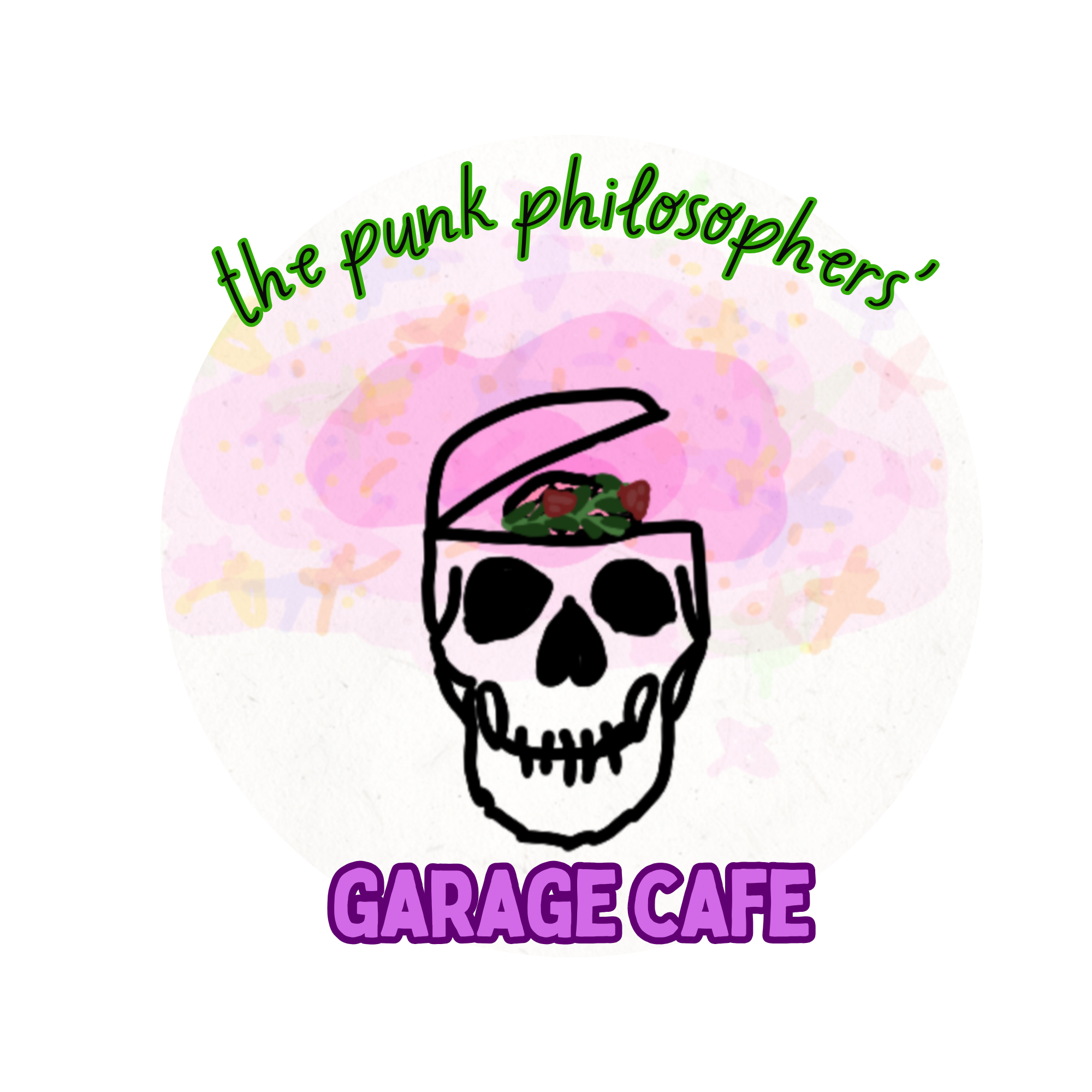 Punk Philosophers' Garage Cafe Logo