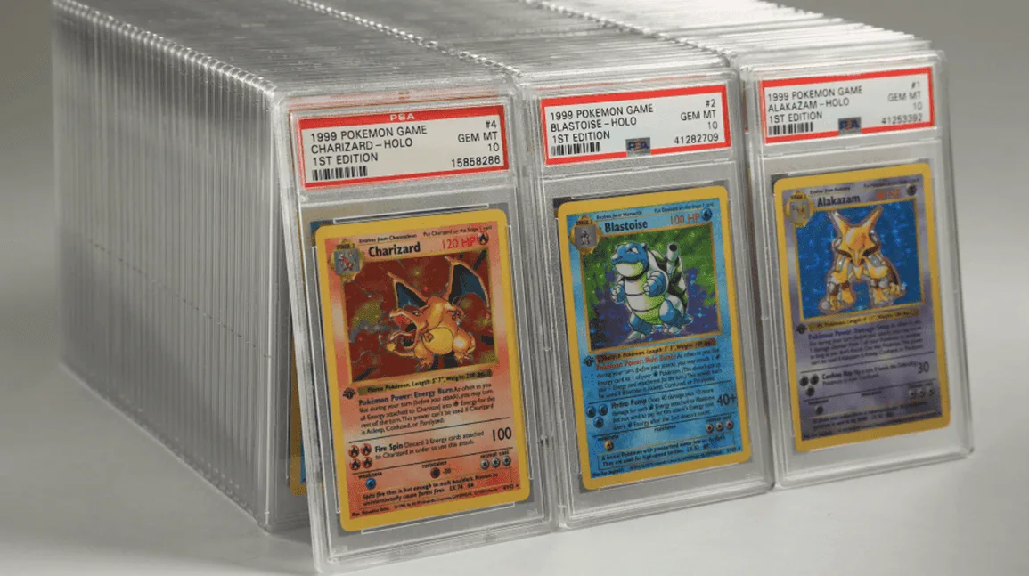 1st Edition Pokémon PSA 10 Set Sells for Record  $911 k