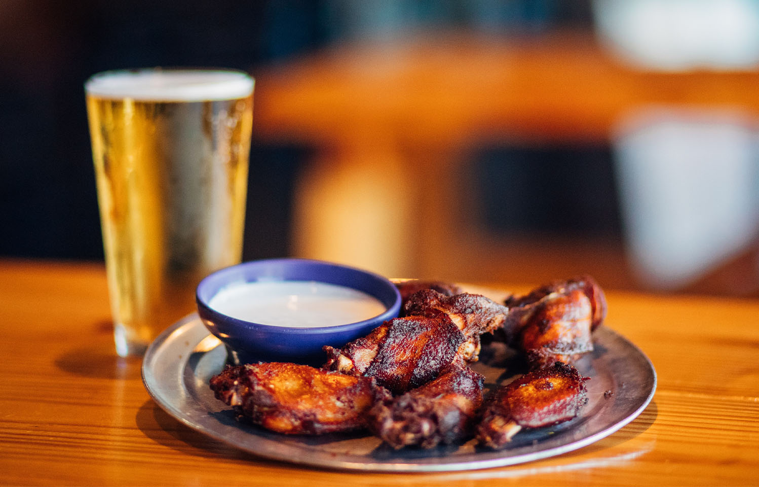 Hot wings served at Deuce Pub & Pit in Columbia, MO.