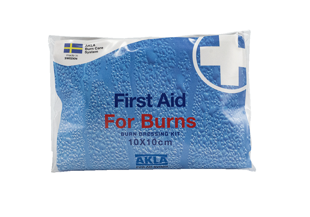 Kompress FOR BURNS 10x10cm, med binda