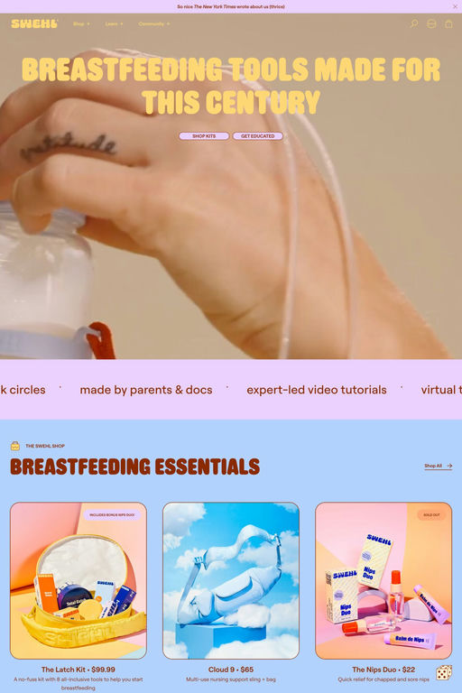 Swehl website screenshot