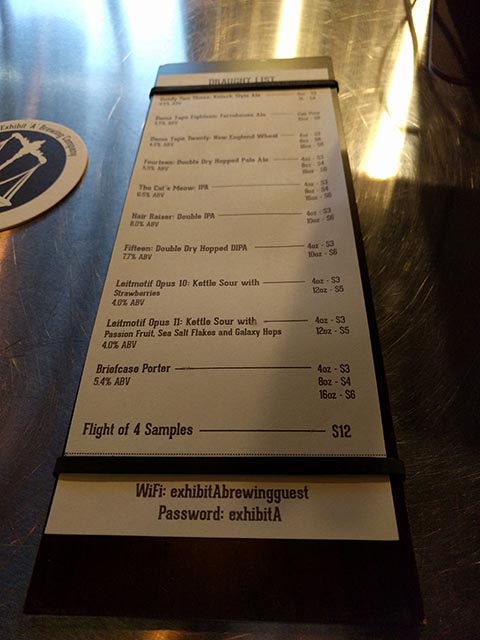 Exhibit A Brewing gallery image 2