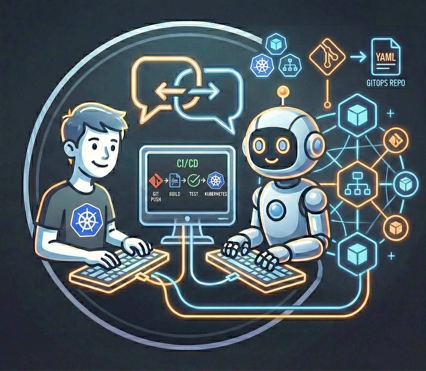 This innovative course introduces agent-based platform and DevOps engineering practices where AI functions as an active peer engineer. Participants learn how to establish continuous collaboration with established agentic coding tools, where the AI directly modifies infrastructure code, creates pipeline configurations, generates Kubernetes manifests, and optimizes deployment processes. The course covers advanced strategies such as planning & acting phases, rules formulation, prompt techniques, and context management specifically for platform engineering. Participants will work with real DevOps projects including CI/CD pipelines (GitHub Actions, GitLab CI, Jenkins), GitOps workflows (ArgoCD, Flux), Kubernetes deployments, container orchestration, and infrastructure as code (Terraform, OpenTofu, Crossplane). The course will look at fixing pipeline issues, debugging Kubernetes deployments, implementing new automations, and building a project-specific agentic platform engineering framework.