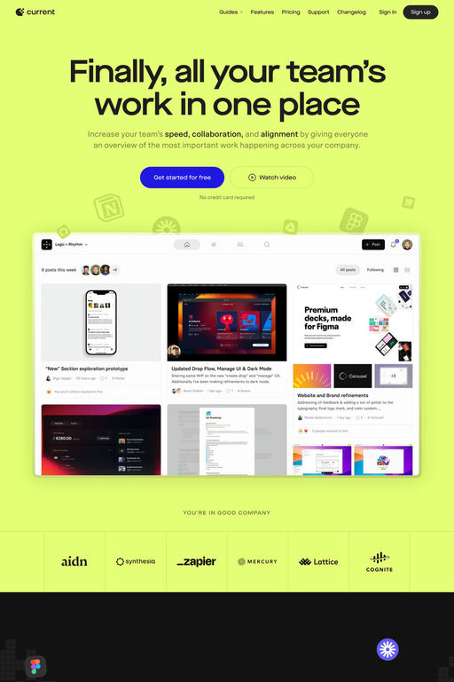 Current website screenshot