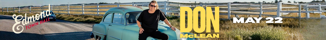 Don McLean coming to Edmond Town Hall on May 22