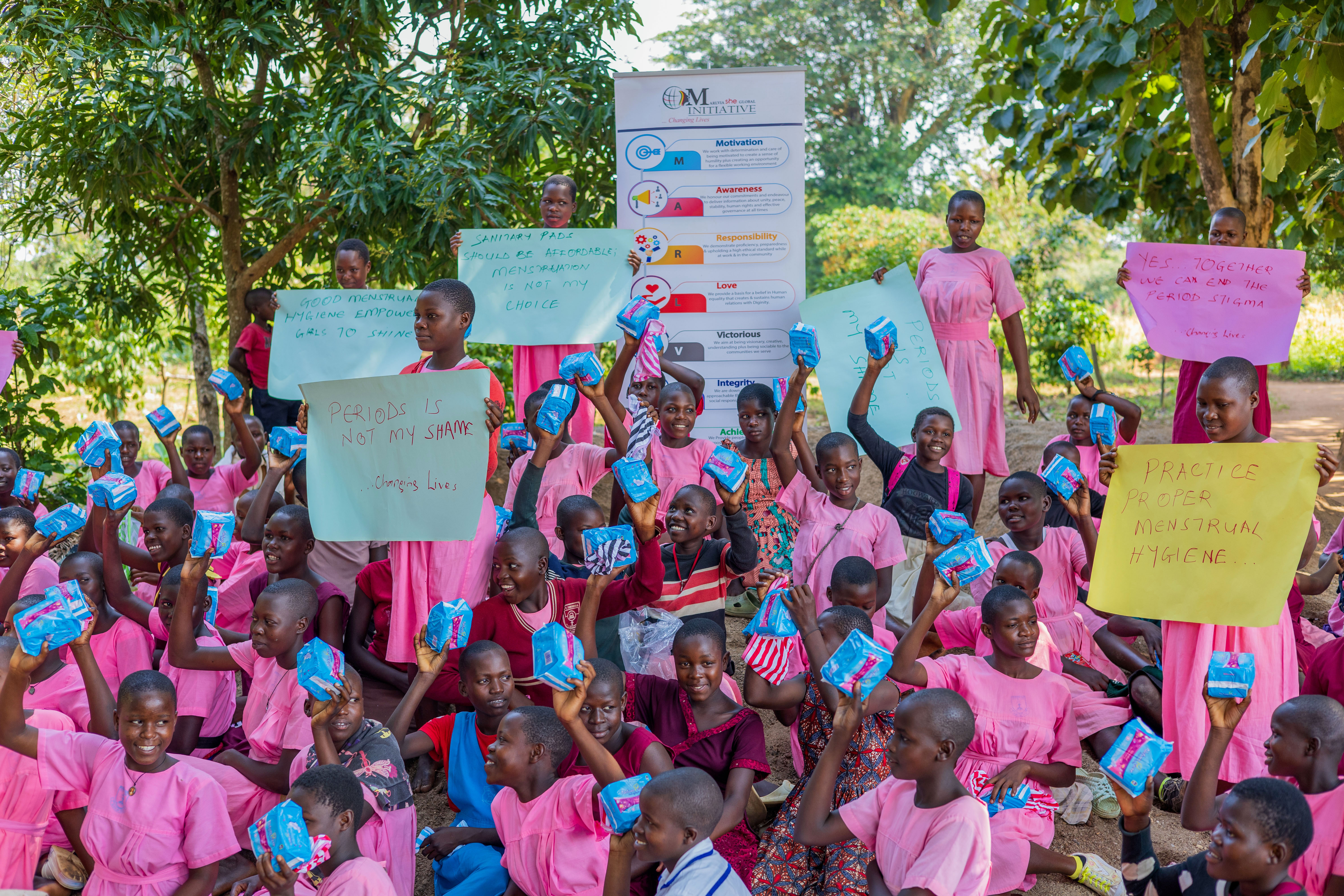 CROWN HER WITH A SANITARY PAD CAMPAIGN