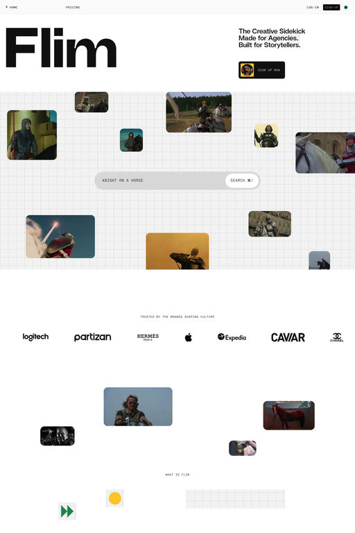 Flim website screenshot