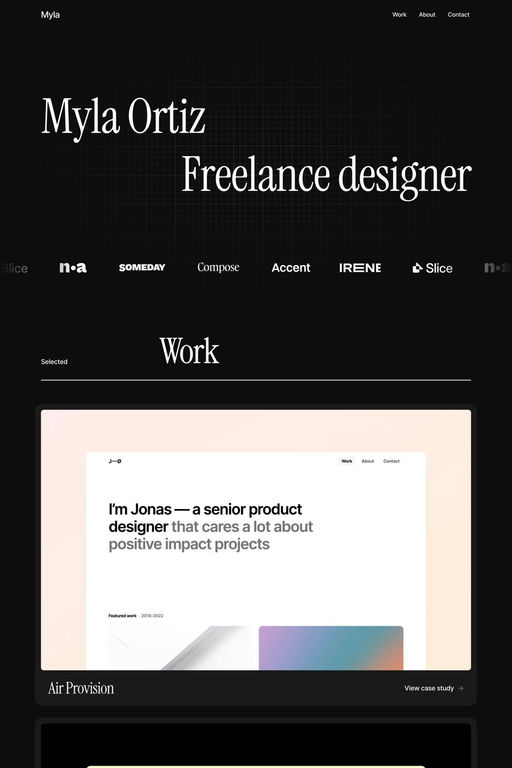 Offset template screenshot