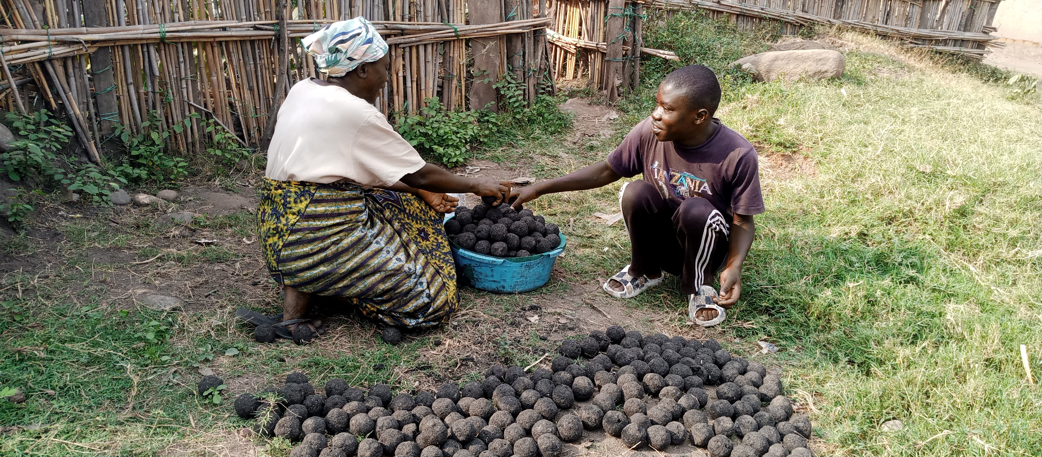 Eco briquettes making project