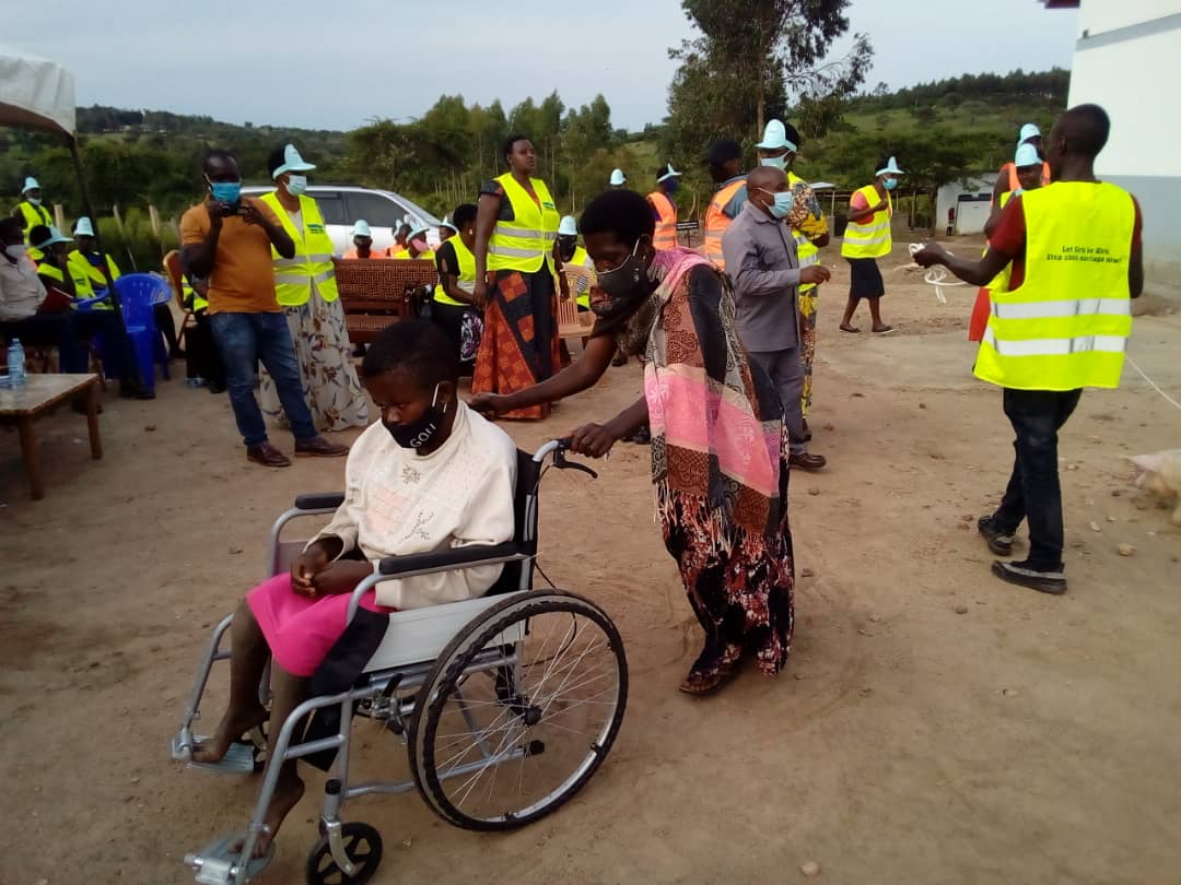 Provision of assistive devices to ease mobility for persons living disabilities