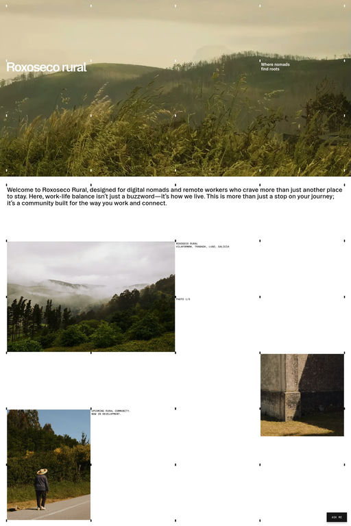 Roxoseco Rural website screenshot