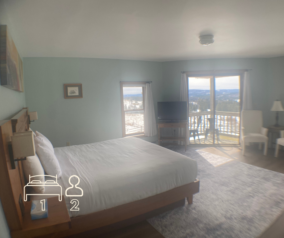 King w/corner balcony